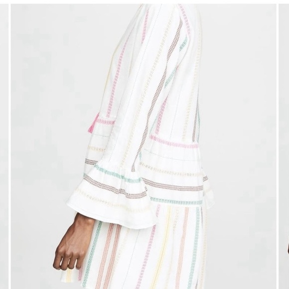 Revolve Pilyq Morgan Multi Stripe CoverUp / Dress Size M/L - Picture 2 of 7